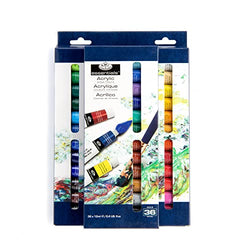Royal & Langnickel Essentials 12ml Acrylic Paint Set, 36ct, Assorted Colors