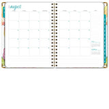 HARDCOVER Academic Year 2023-2024 Planner: (June 2023 Through July 2024) 8.5"x11" Daily Weekly Monthly Planner Yearly Agenda. Bookmark, Pocket Folder and Sticky Note Set (Watercolor Butterflies)