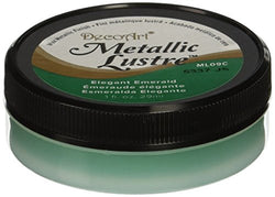 Deco Art Metallic Lustre Wax Finish, 1 oz, Elegant Emerald