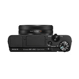 Sony RX100 VI 20.1 MP Premium Compact Digital Camera w/ 1-inch sensor, 24-200mm ZEISS zoom lens and pop-up OLED EVF