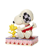 Jim Shore Peanuts 6007937 Snoopy & Woodstock with Heart Garland