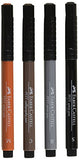 Faber-Castell Pitt Artist Pen Set - Journaling - 4 Assorted Pen Markers