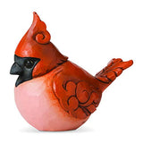 Enesco Jim Shore Heartwood Creek Luck in The Air Cardinal Bird Figurine, 4.49 Inch, Red