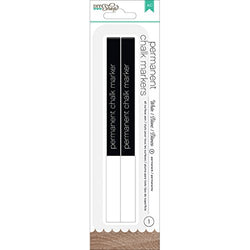 American Crafts Chalk Markers Broad Point, White