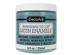 DecoArt DECADSA-36.12 Decor Satin Enamels Sea Blue Americana Decor Satin Enamels 8oz Sea Blue