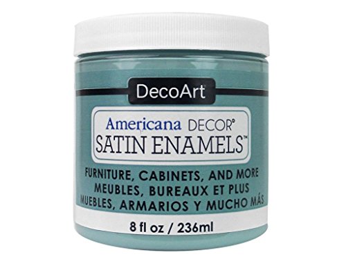 DecoArt DECADSA-36.12 Decor Satin Enamels Sea Blue Americana Decor Satin Enamels 8oz Sea Blue