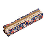 Polytree 4pcs Retro Flower Floral Lace Pencil Pen Case Cosmetic Makeup Bag Zipper Pouch Purse