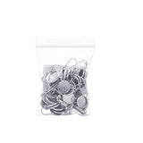 Pandahall 50pcs Stainless Steel Earring Hooks S Shape Ear Wire with Cabochon Setting Bezel Blank