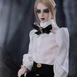 ZDD Exquisite BJD Doll 1/6 SD Dolls 12 Inch Ball Jointed Doll DIY Toys, with Clothes Shoes Wig Makeup, Creative Handmade Toys(Vampire Costume)