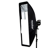 Godox 50x130cm/ 20"x51" Strip Softbox Reflector with Honeycomb Grid, Bowens Mount Speedring, Carrying Bag Compatible for Studio Flash Speedlite Monolight, Portrait and Product Photography (2PCS)