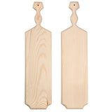 Motorboaters 2 Pack - Greek Life Solid Real Wood - Fraternity/Sorority Letters Paddle 22 Inch - by