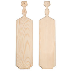 Motorboaters 2 Pack - Greek Life Solid Real Wood - Fraternity/Sorority Letters Paddle 22 Inch - by