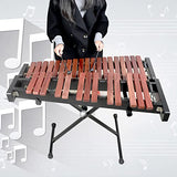 Voodans 32 Note Xylophone Professional Wooden Glockenspiel Xylophone with Mallet and Adjustable Stand