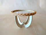 Miniature Table, Modern Dollhouse Wooden Furniture White Transparent Handmade