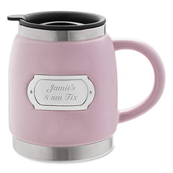 Things Remembered Personalized Pink Double-Wall Travel Mug with Engraving Included