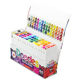 Indra Art 60 Colors Alcohol Based Art Markers Dual Tips Art Markers Set for Kids Adults, Alcohol Based Markers with Gift Box for Anime Design, Painting