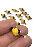 Lot of 12 Miniature Bird (Canary) Fairy Garden Supplies Animal Figurine Furniture Dollhouse GD#012
