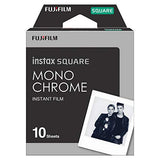 Fujifilm Instax Square Photo Album - Graphite Grey & Instax Square Monochrome Film - 10 Exposures (16671332)