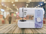 KWALICABLE Brother Sewing Machine Bundle XM2701+, 27 Stitch Applications, 63 Functions, Simple, Portable, Great for Beginners, Top Drop-In Bobbin, 5 heavy duty needles, Cleaning Cloth, white