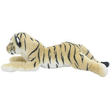 TAGLN The Jungle Animals Stuffed Plush Toys Tiger Leopard Panther Lioness Pillows (Brown Tiger, 16 Inch)