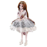 HighlifeS BJD Doll SD Doll 60cm/24inch Joints with All Clothes Outfit Shoes Wig Hair Makeup for Girl Gift and Dolls Collection