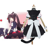 Nekopara Anime Cosplay Women Full Set, Cat Girl Maid Servant Dress Lolita Dress Vanilla Chocola Cosplay Costume Dress