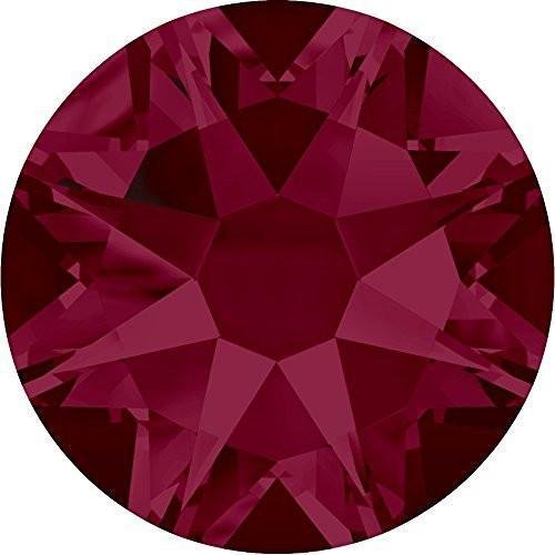 2000, 2058 & 2088 Swarovski Flatback Crystals Non Hotfix Ruby | SS30 (6.4mm) - 20 Crystals |