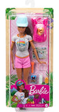 Barbie Doll, Kids Toys, Brunette Doll with Puppy, Barbie Sets, Hiking Day, Self-Care Series, Backpack Pet Carrier, Camera and More