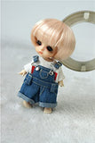 JD256 3-4inch 10-11CM Short BOBO Doll Wigs Synthetic Mohair 1/12 Lati White BJD Hair 3 Colors Available (Orange)