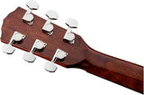 Fender CC-60S Concert Acoustic Guitar, Walnut Fingerboard, Sunburst