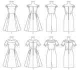 Butterick Patterns B6129 Misses'/Misses' Petite Dress Sewing Template, Size A5 (6-8-10-12-14)
