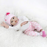 Reborn Baby Dolls 16 Inch Realistic Weighted Baby Reborn Dolls That Looks Real, Lifelike Baby Girl Dolls Toy Gifts for Kids Age 3+