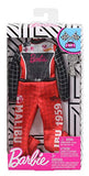 Barbie Clothes Career Outfit Doll, Racecar Driver Jumpsuit with Trophy, Gift for 3 to 8 Year Olds