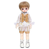 ZDD BJD Doll 1/6 26CM 10.23 Inch Ball Joints SD Dolls with Clothes Shoes Wigs Makeup Children's Creative Toys Christmas Best Gift