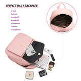 Cute PU leather 3pcs set backpack mini purse shoulder bag for women teen girls