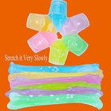 48 Pack Glow in The Dark Slime, Party Favors Slime, Crystal Galaxy Slime kit with Multi Colors - Blue, Yellow, Green, Pink, Orange and Purple Color, Birthday Gifts for Kids Girl and Boys