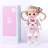 UCanaan Bjd Dolls 1/8 SD Dolls 18 Ball Jointed Doll DIY Fashion Dolls with Full Outfits 3 Pair Hands 3 Changeable Eyes ,Stand and Gift Box ,Best Gift for Girls-Andrea