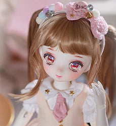 Olaffi BJD Doll 1/6 SD Dolls 11.5 Inch 15 Ball Jointed Doll DIY Toys with Full Set Clothes Shoes Wig Makeup Best Gift for Christmas