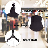 Mannequin Torso Manikin Dress Form 60”-67”Height Adjustable Female Dress Model Display Torso Body Tripod Stand Clothing Forms