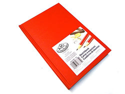 Royal & Langnickel Sketchbook 110 Gsm. 65lb 110 Sheets (220 Pages) (Red)