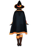 Miccostumes Women's Megumin Cosplay Cloak Costume, Red and Black, women xl