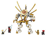 LEGO NINJAGO Legacy Golden Mech 71702, Cool Toys for Kids Building Kit, New 2020 (489 Pieces)