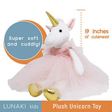 Lunaki Unicorn Stuffed Animal Plush Toy in Pink Tutu Dress - Premium Gift for Girls, Great Toys for Birthday, Baby Shower & Christmas - 19 inches