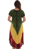 Riviera Sun Rasta Short Sleeve Umbrella Dresses for Women 21929-S