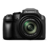 Panasonic Lumix DC-FZ80 Digital Camera - Cleaning Kit - Memory Card Wallet & Reader - 64GB - Lens Cap Keeper