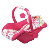 Adora Baby Doll Car Set in Pink Flower Print for Baby Dolls up to 20"