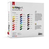 KINGART 524-24 12ml Color Set, Set of 24 Oil Paint, 12 ml), Assorted 24 Piece