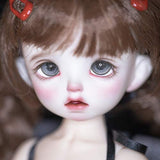 HMANE BJD Dolls Eyes, 16mm Glass Eyeball for BJD Dolls - Dark Black (No Doll)