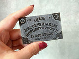 Miniature Ouija Board Game. Dollhouse Witch Occult Spirit Talking Wooden board