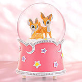 Deer Music Box Women Gift - Aniaml Snow Globe Birthday Christmas Valentine Day for Wife Mom Girlfriend Daughter Music Box with Light Play Castle in The Sky